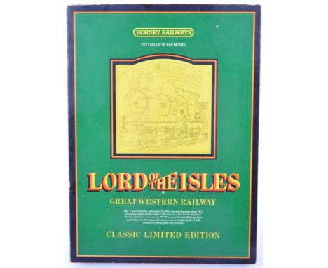 A vintage Hornby Railways made 00 gauge model trainset locomotive set ' Lord Of The Isles Great Western Railway Classic Limit