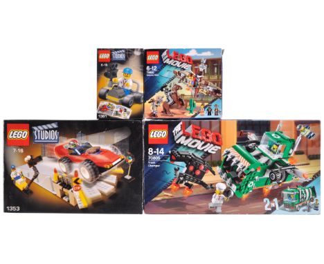 Lego Sets - Lego The Movie and Lego Studios - a collection of x4 original Lego Movie and Lego Studios boxed sets comprising L