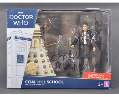 Doctor Who - Sophie Aldred (Ace) - an autographed B&amp;M Exclusive ' Coal Hill School Collector Figure Set ' action figure. 