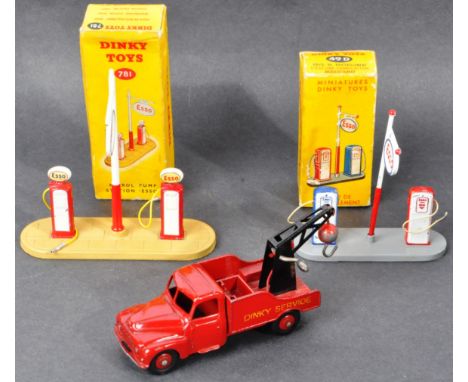 French Dinky Toys - (3) an original vintage Dinky Toys made diecast model No. 23 ' Citroen Dinky Service ' breakdown truck. R