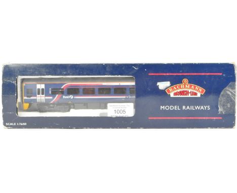 An original Bachmann made Branch Line 00 gauge model railway trainset locomotive set No. 31-500Z Class 158 2 Car DMU Diesel M