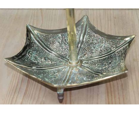 BRASS STICK STAND MODELLED AS AN UMBRELLA STAND
