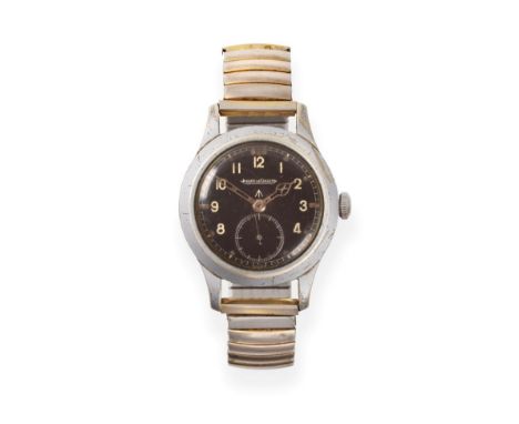 A World War II Military Wristwatch, signed Jaeger LeCoultre, know by collectors as one of ''The Dirty Dozen'', circa 1944, (c