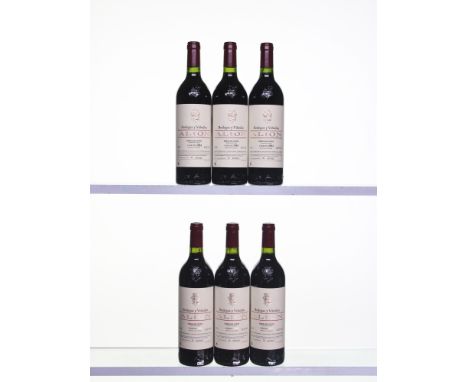 6 bottles Alion 2004 Ribera del Duero. Bodegas y Vinedos In original wooden case This lot is offered in bond (LCB Burton-on-T
