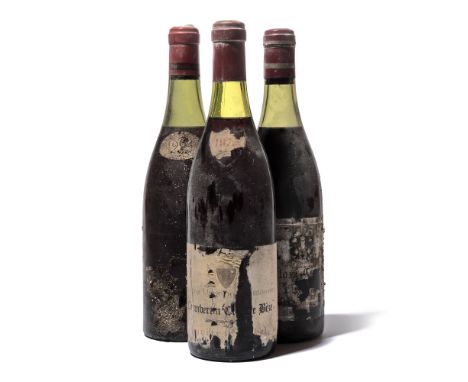 Ropiteau, Unknown Red Burgundy 1964 Remains of labels. Levels: four 2.5cms or better and one 4cms (5) Doudet-Naudin, Aloxe-Co