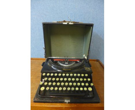 A vintage Imperial typewriter 