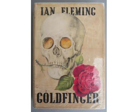 "Goldfinger" by Ian Fleming first edition original Jonathan Cape hard-back James Bond book from 1959 with original dust jacke