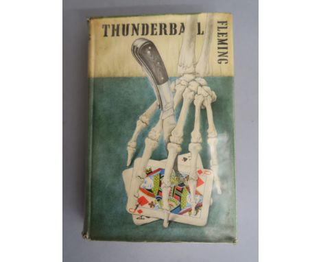 "Thunderball" by Ian Fleming original Jonathan Cape first edition hard-back James Bond book with original dust jacket by Rich