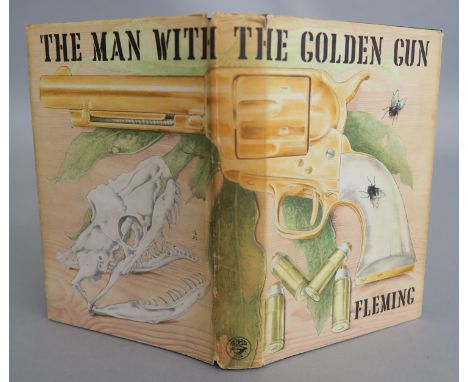 "The Man with the Golden Gun" by Ian Fleming original Jonathan Cape first edition hard-back James Bond book with original dus