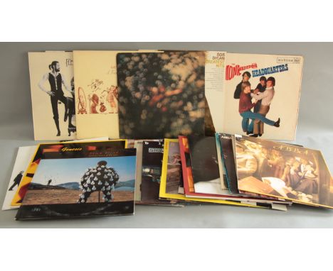 LPs including Pink Floyd - Obscured by Clouds - SHSP 4020, Delicate Sound of Thunder g/f, Genesis - A Trick of the Tail, Flee