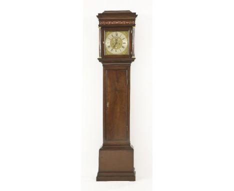 A George III Spanish mahogany longcase clock, with an eight-day five-pillar movement, by Thomas Knight of Thaxted, with the u