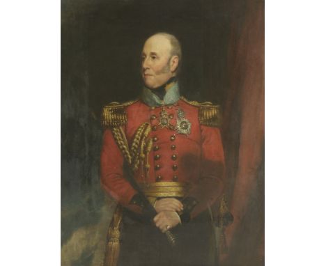 Henry William Pickersgill RA (1782-1875)PORTRAIT OF COL. THE HONOURABLE SIR HORATIO TOWNSHEND, THREE-QUARTER LENGTH STANDING,