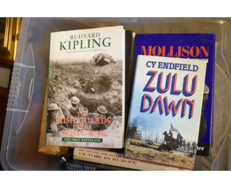 Books - Large quantity of military related books to include; Rudyard Kiplings The Irish Garden of Great War, Portrait of a Ge