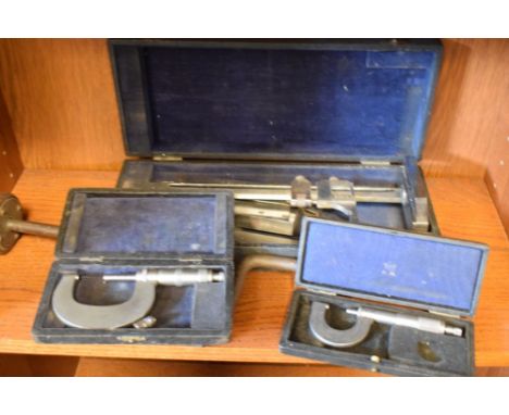 Engineering tools including; micrometers, Vernier callipers, etc  