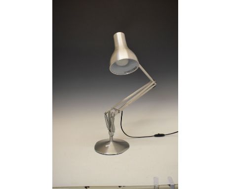 Anglepoise brushed aluminium desk lamp  