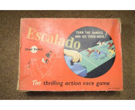 Chad Valley Escalado action racing game, in box (contents unchecked)  