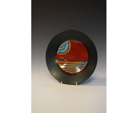 Poole pottery Millennium shallow bowl, 27cm diameter, boxed  