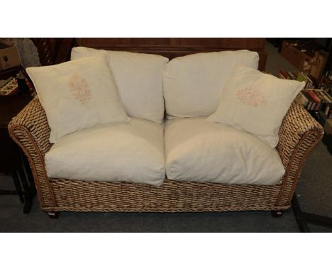 A rattan sofa 160cm wide