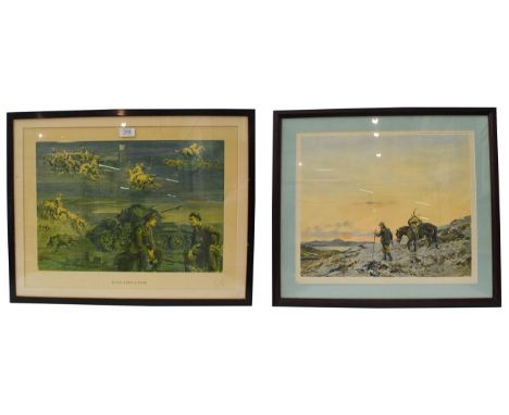 Snaffles, Charles Johnson Payne (1884-1967) One Upon a Time,  signed artist proof, 42cm by 56cm, together with a Lional Edwar