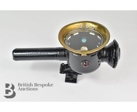 Candle-powered veteran bicycle or tricycle headlamp Cicca Phoebus, suitable for a boneshaker, vulocipede, penny farthing or t