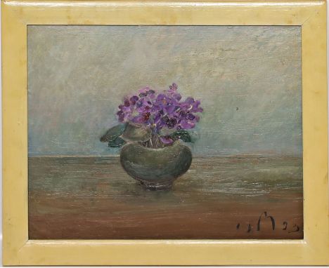 Mühlenhaupt, Kurt (1921 Klein Ziescht - Bergsdorf 2006) Blumenstillleben. Öl/Hartfaser, re. u. monog. und dat. 1993, Ca. 40x 