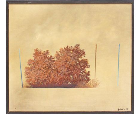Tolonen, Kari Juhani (Finnland, 1945-2004) "Syksy Saa" (Der Herbst kommt). Öl/Lwd. (l. verschmutzt), re. u. sign. und dat. 19