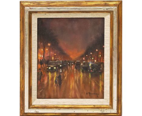 Rasenberger, Gernot (geb. 1943 in Düsseldorf) Berliner "Ecke". Öl/Lwd., re. u. sign. Ca. 29,8x 24,8 cm. R.