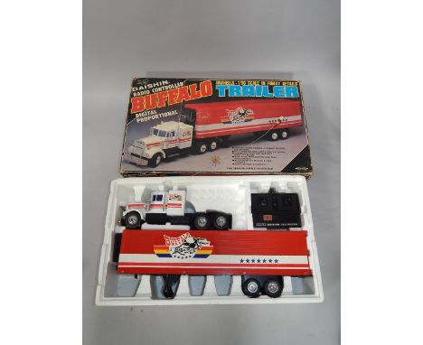 A Daishou radio controlled Buffalo Trailer, scale 1:30, boxed.