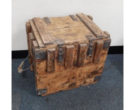 A heavy duty ammunition case.
