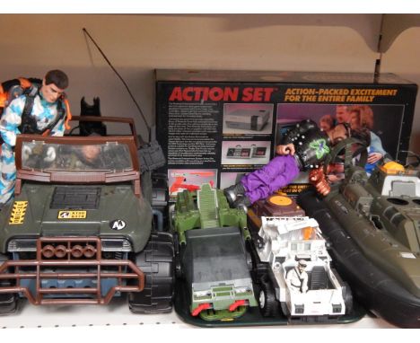 Action Man and X-Men figures, Army Jeep, Action Force Hovercraft and further vehicles, (qty).