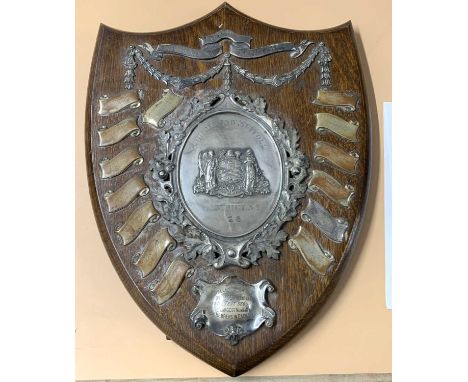 Temperance shield, the Order of Independent Rechabites challenge shield, circa 1925, Norfolk &amp; Suffolk District No 26, of