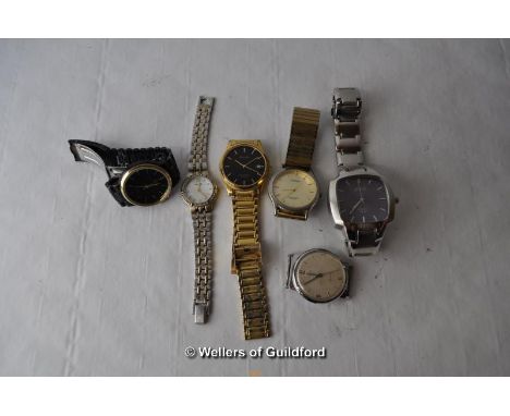 Selection of wrist watches including Sekonda, Citizen, Timex, Accurist, Ieke