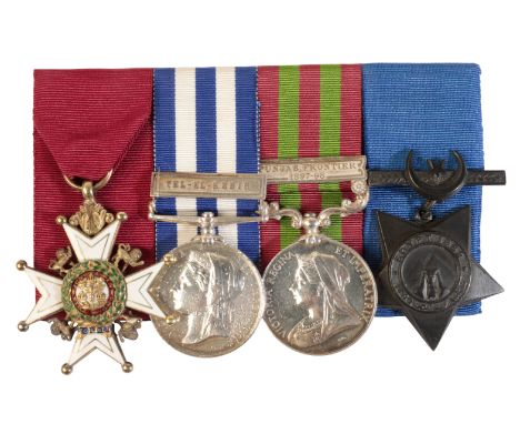 THE GROUP OF FOUR TO BRIGADIER - GENERAL ATKINSON C.B. 13TH BENGAL LANCERS The most Honourable Order of the Bath C.B. ( Milit