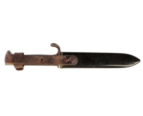 AN EARLY HJ DAGGER WITH MOTTO ON BLADE maker marked Herm Konejung A-G Solingen Ges Geschutz. The blade is acid etched ' Blut 