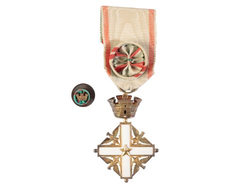 ITALY, REPUBLIC. ORDER OF MERIT OF THE ITALIAN REPUBLIC, OFFICER, TO SIR GERALD DODSON Italy Order of Merit of the Italian Re