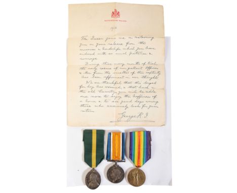 A POW TERRITORIAL GROUP TO PTE MILES MIDDLESEX REGT Pair correctly impressed 240140 Pte H Miles Midd'x RGV TEM correctly impr