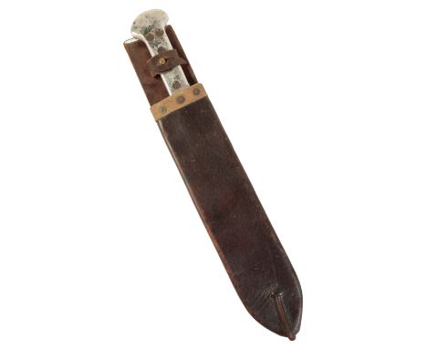 MARTINDALE OF BIRMINGHAM: A MILITARY MACHETE no. 227, stamped to the blade with a military crow's foot and no. KE8277, dated 