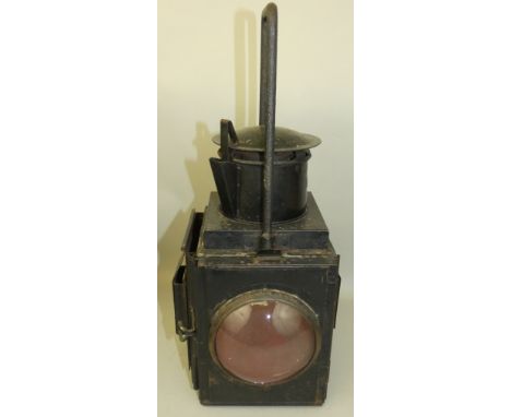 A British Rail (Midlands) locomotive headlamp, height 47cm.