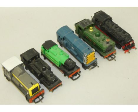 Seven model railway locomotives to include a boxed Bachmann Branchline 31-453A Class 2MT Ivatt 2-6-2T 1202, Bachmann 69025, F