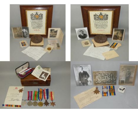 A family collection of medals concerning the Witty family of Castle Hill, Hunmanby, North Yorkshire, dating from World War On