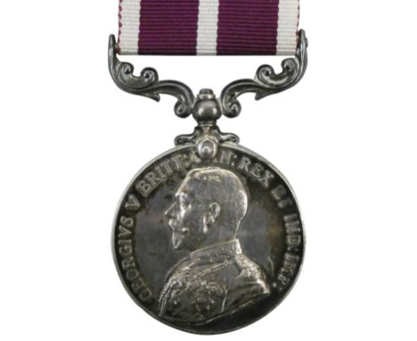 A George V Meritorious Service Medal, named to 17475 Sergeant A. C. Q. M Sergeant J. W. Gale (the unit name has been oblitera