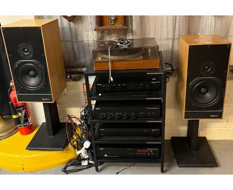 Good quality The Sound Organisation hi-fi system to include ARCAM Delta 60 stereo tuner, matching Delta 90.2 integrated stere