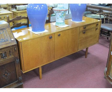 Vintage 'Mackintosh' Teak Wood Sideboard, with single drawer, cupboards 68cm