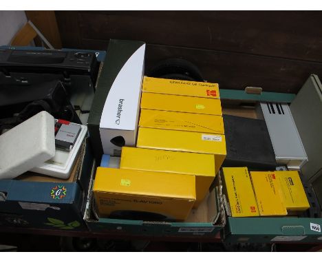 Kodak Carousel S-AV1000, Escort Radar warning receiver, Matsui VHS recorder, Bell &amp; Howell autoload cine camera, etc:- Th