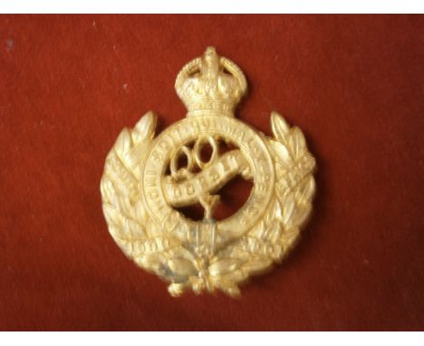 Queen's Own Dorsetshire Yeomanry (Hussars) WWI Cap Badge (Gilding-metal), two lugs, second type. K&amp;K: 1445