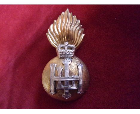 Highland Fusiliers (Highland Light Infantry) 1959 pattern, officers cap badge (Bi-metal, lugs) 