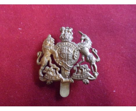General Service Corps (General List) WWI Cap Badge (Brass), slider, smaller Field service type. K&amp;K: 1084