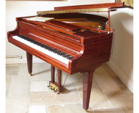 Broadwood (c2002)  A 4ft 9in Model K47 grand piano in a bright mahogany case on square tapered legs.  