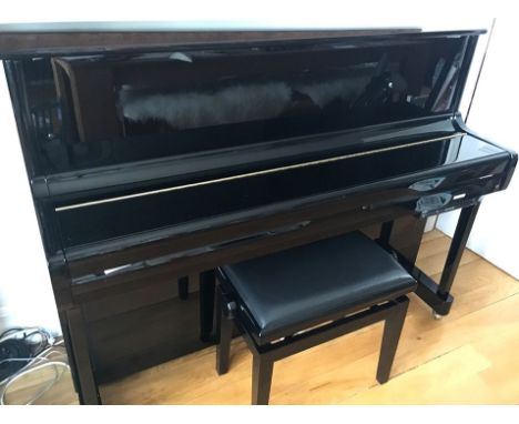 Kawai (c2009) A Model K-2 ATX upright piano in a traditional bright ebonised case, fitted with an ‘AnyTime X’ silent/record p