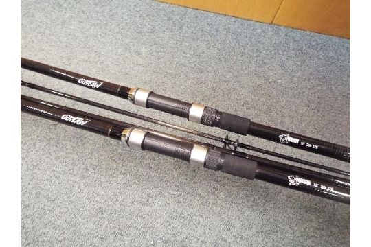 Carp fishing rods two Nash Outlaw 12 foot 3lb test curve Carp fishing rods two Nash Outlaw 12 foot 3lb test curve